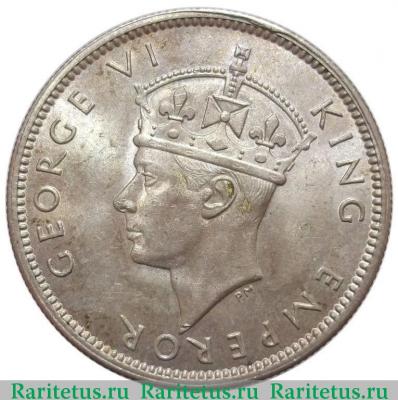 1 шиллинг (shilling) 1943 года   Фиджи