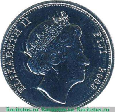 1 доллар (dollar) 2009 года  гепард Фиджи