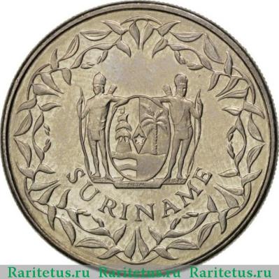 100 центов (cents) 1989 года   Суринам