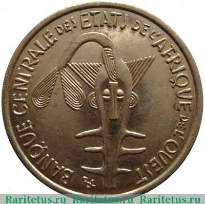 100 франков (francs) 2001 года   Западная Африка (BCEAO)
