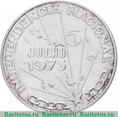 Реверс монеты 250 эскудо (escudos) 1976 года   Кабо-Верде