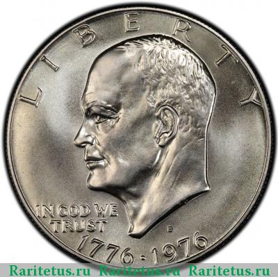 1 доллар (dollar) 1976 года S США