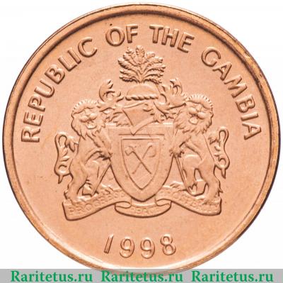 1 бутут (butut) 1998 года   Гамбия