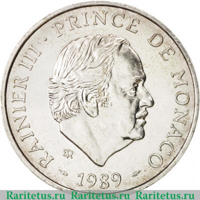 100 франков (francs) 1989 года   Монако