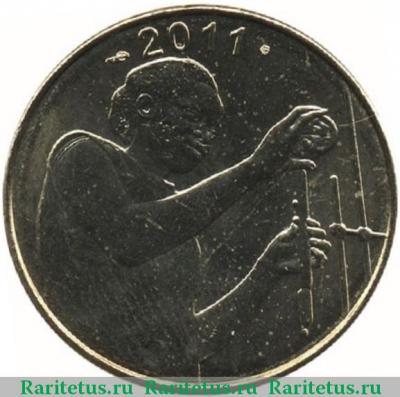 25 франков (francs) 2011 года   Западная Африка (BCEAO)