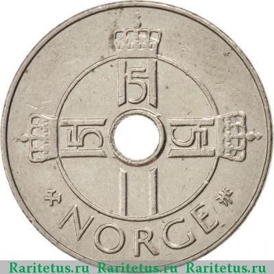 1 крона (krone) 1998 года  Норвегия