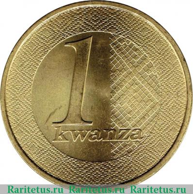 Реверс монеты 1 кванза (kwanza) 2012 года   Ангола