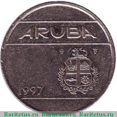 25 центов (cents) 1997 года   Аруба