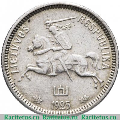 1 лит (litas) 1925 года   Литва