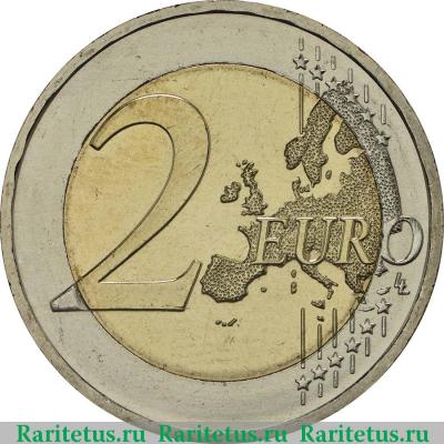 Реверс монеты 2 евро (euro) 2018 года A Шмидт Германия
