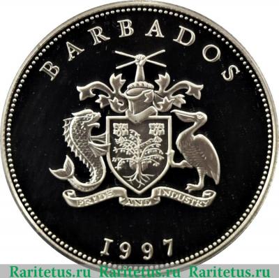 1 доллар 1997 года   Барбадос