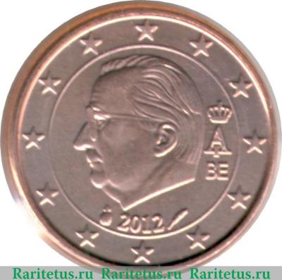 1 евроцент 2009-2013 годов   Бельгия