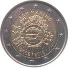 2 евро 2012 года   Сан-Марино