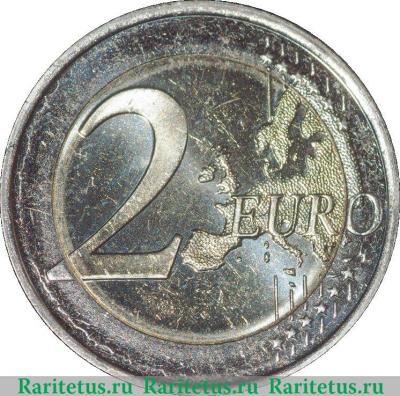 Реверс монеты 2 евро 2011 года   Словения