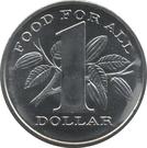 Реверс монеты 1 доллар 1969 года   Тринидад и Тобаго