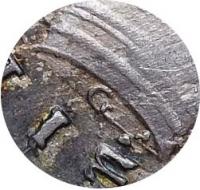 Деталь монеты тинф 1707 года IL-L-G 