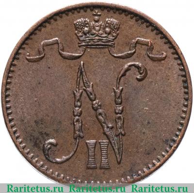 1 пенни (penni) 1906 года  