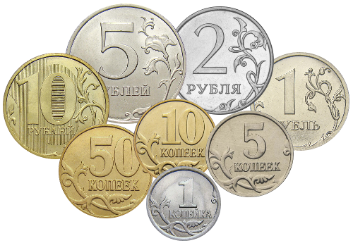Смотреть каталог монет современной России регулярного чекана после деноминации