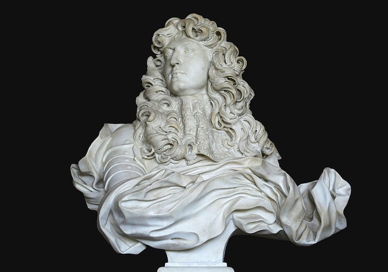 Лоренцо Бернини .Портрет Людовика XIV, (1665, Версаль)