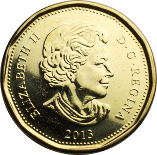 Канадский доллар. Аверс