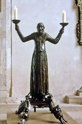Светильник Вольфрама в Эрфуртском соборе, ок 1160 г.