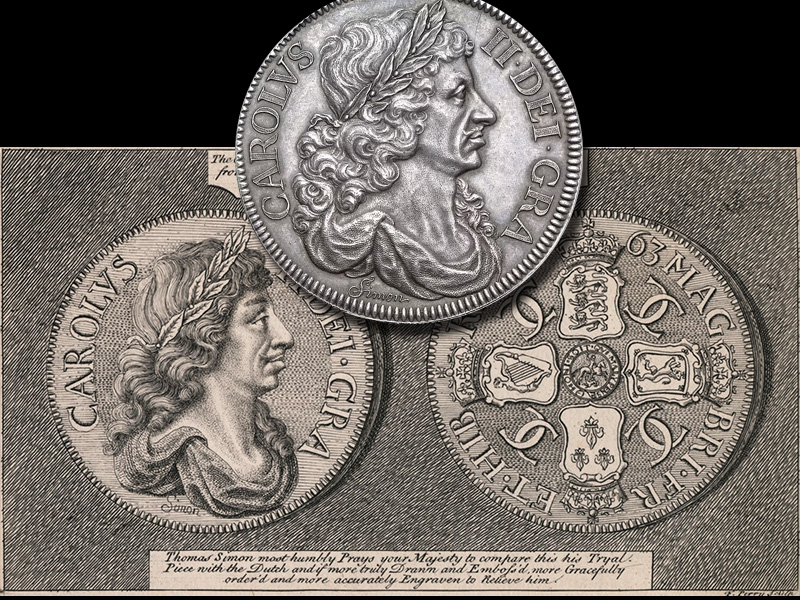 Редкая монета крона «Петиция» 1663 года