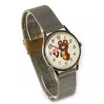 Наручные часы с изображением Олимпийского медведя