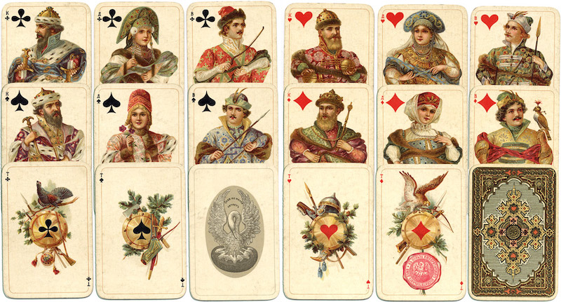 Игральные карты «Русский стиль», 1911 год. 