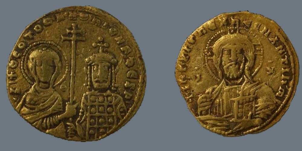 Солид Иоанна I Цимисхия. Византия, Х век