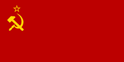 Флаг СССР от 18 апреля 1924 года восстановлен по эскизу А. Я. Лукши (Рига)