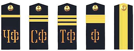Погоны младшего командного состава корабельной службы ВМФ