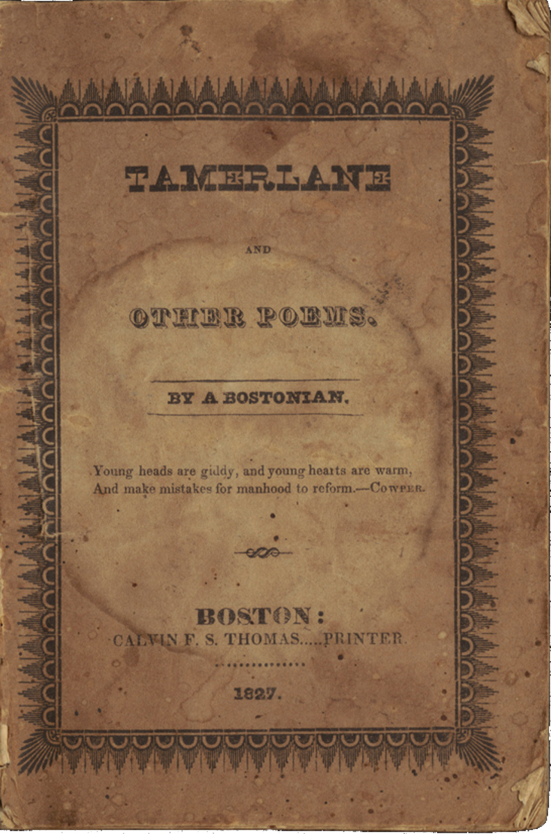 Титульный лист сборника „Тамерлан“ и другие стихотворения» (1827)