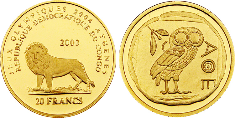 Монета ДР Конго