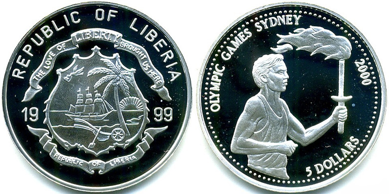 Монета Либерии