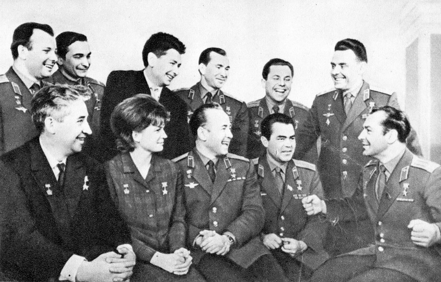 Открытки СССР, 1970-е гг. Советские космонавты