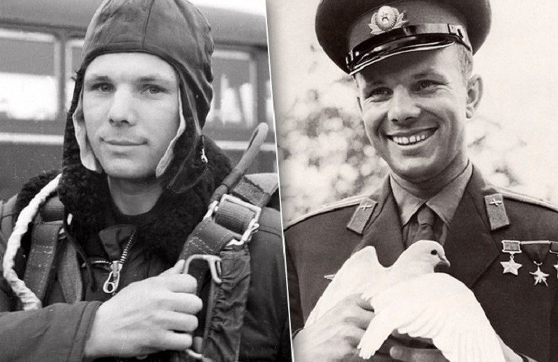 Всемирно известные фотографии Гагарина