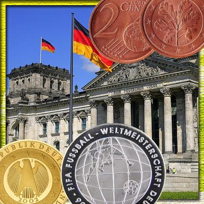 Монеты современной Германии. С 2002 года и до наших дней
