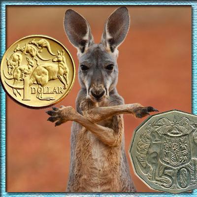 Животный мир на оборотных и коллекционных монетах Австралии