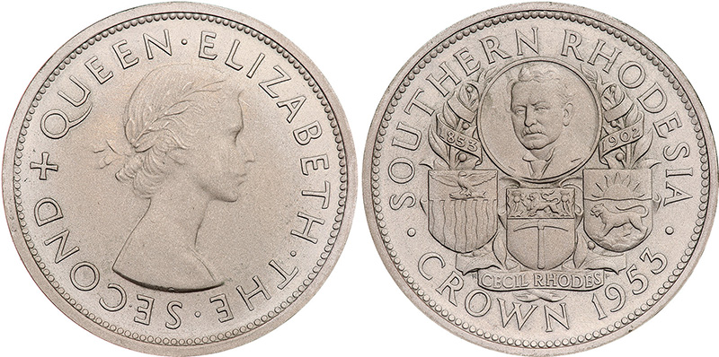 монета Южной Родезии
