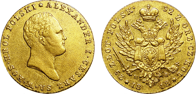 золотая монета для Польши