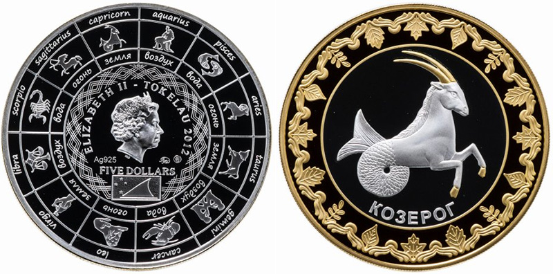Монета Габона - Токелау (ММД)