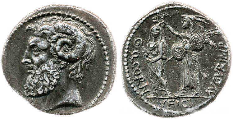 древняя плакированная монета