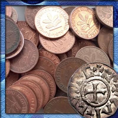 История пфеннига: как менялся немецкий пфенниг, разновидности монеты