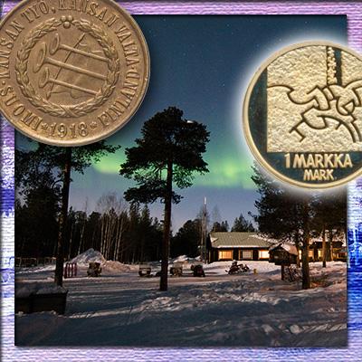 Монеты Финляндии: пенни, марки, золотые и серебряные монеты 1918-2001 года