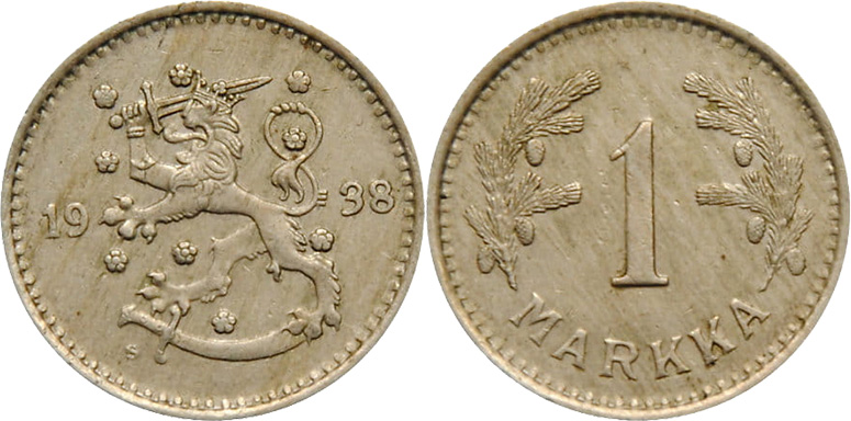 1 марка 1938