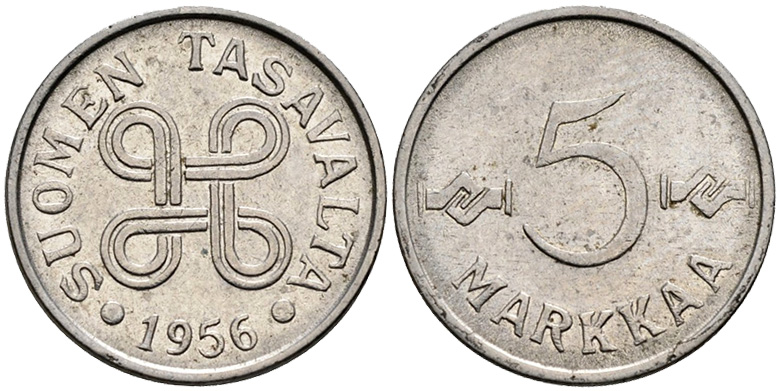 5 марок 1956