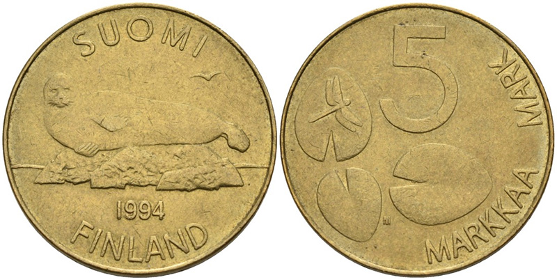 5 марок 1994