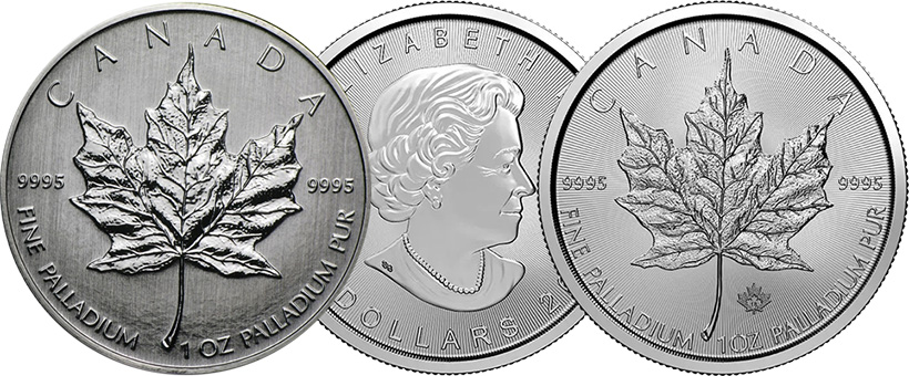 Палладиевая монета, Канада