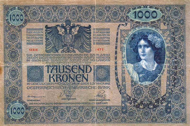 1000 крон 1902 года