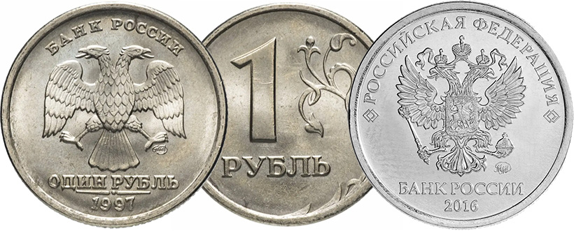 Современные рубли